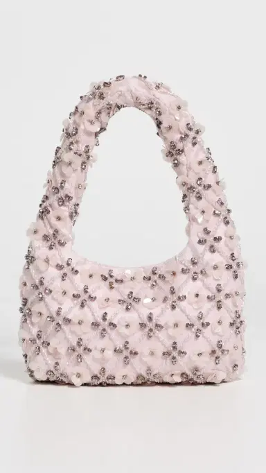 LoveShackFancy Serina Purse Sugar Petal Pink One Size | Thumbnail 2 LoveShackFancy Serina Purse Sugar Petal Pink One Size | Thumbnail 2