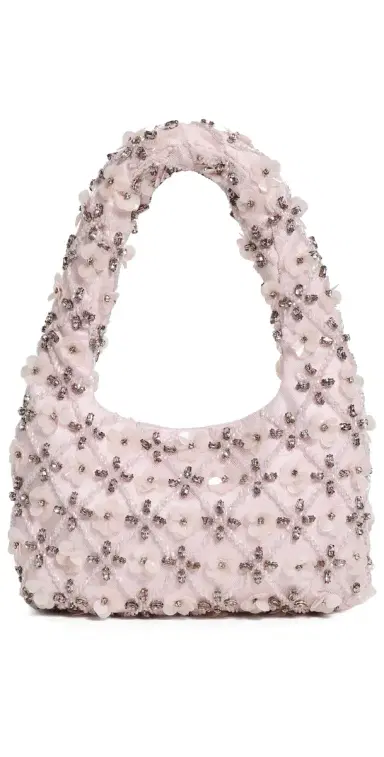 LoveShackFancy Serina Purse Sugar Petal Pink One Size | Thumbnail 1 LoveShackFancy Serina Purse Sugar Petal Pink One Size | Thumbnail 1