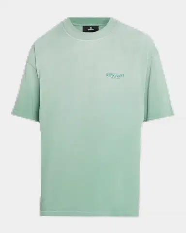 Represent Men's Owners Club Logo Cotton T-Shirt | Thumbnail 5 Represent Men's Owners Club Logo Cotton T-Shirt | Thumbnail 5