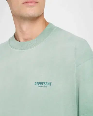 Represent Men's Owners Club Logo Cotton T-Shirt | Thumbnail 8 Represent Men's Owners Club Logo Cotton T-Shirt | Thumbnail 8
