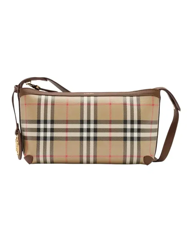Mini Check Canvas Shoulder Bag Mini Check Canvas Shoulder Bag