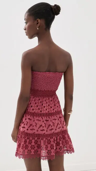 TEMPTATION POSITANO Albegna Dress Burgundy S | Thumbnail 3 TEMPTATION POSITANO Albegna Dress Burgundy S | Thumbnail 3
