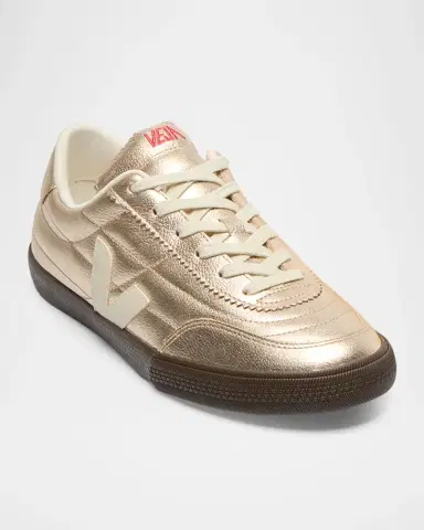 Veja Panenka Platine Metallic Leather Low-Top Sneakers | Thumbnail 2 Veja Panenka Platine Metallic Leather Low-Top Sneakers | Thumbnail 2