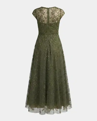 Mac Duggal Embellished Jewel Neck A-Line Cocktail Dress | Thumbnail 5 Mac Duggal Embellished Jewel Neck A-Line Cocktail Dress | Thumbnail 5