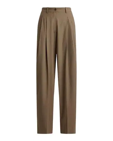 Ralph Lauren Collection Clarice Wool-Blend Pleated Wide-Leg Pants | Thumbnail 1 Ralph Lauren Collection Clarice Wool-Blend Pleated Wide-Leg Pants | Thumbnail 1