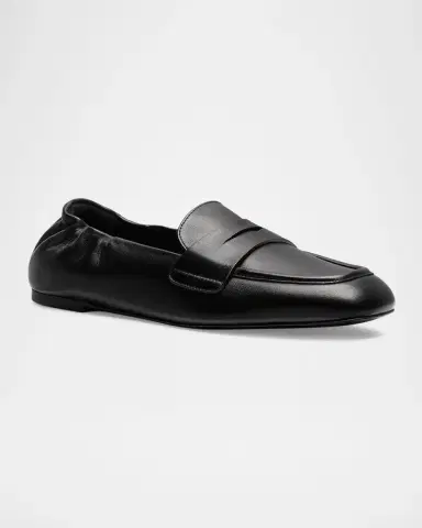 Stuart Weitzman Bryant Leather Penny Loafers | Thumbnail 2 Stuart Weitzman Bryant Leather Penny Loafers | Thumbnail 2