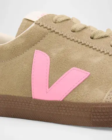 Veja Volley Bicolor Suede Low-Top Sneakers | Thumbnail 4 Veja Volley Bicolor Suede Low-Top Sneakers | Thumbnail 4