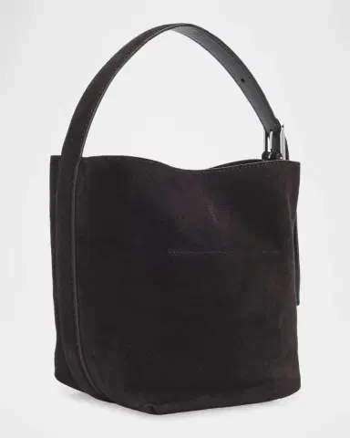 TOTEME Small Belted Suede Tote Bag | Thumbnail 2 TOTEME Small Belted Suede Tote Bag | Thumbnail 2