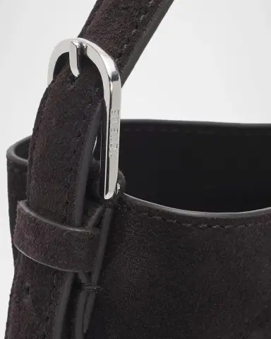 TOTEME Small Belted Suede Tote Bag | Thumbnail 4 TOTEME Small Belted Suede Tote Bag | Thumbnail 4