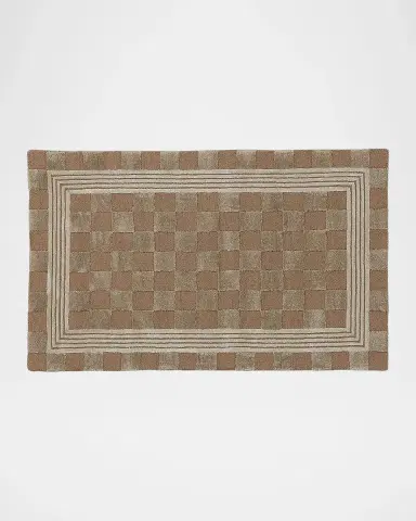MacKenzie-Childs Mocha Tonal Check Rug, 3 ' x 5 ' | Thumbnail 2 MacKenzie-Childs Mocha Tonal Check Rug, 3 ' x 5 ' | Thumbnail 2