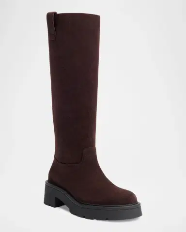 Stuart Weitzman Ren 20MM Suede Knee-High Boots | Thumbnail 2 Stuart Weitzman Ren 20MM Suede Knee-High Boots | Thumbnail 2