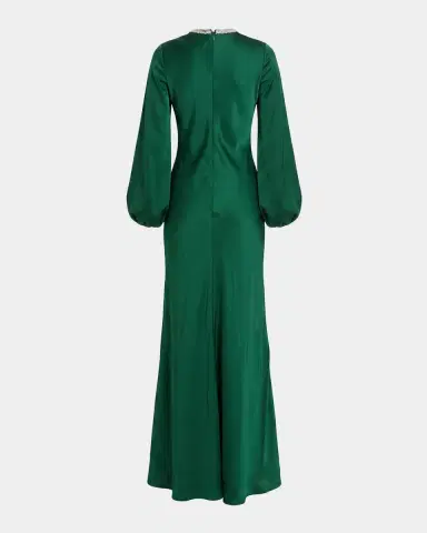 Mac Duggal Ieena Satin Sheath Gown | Thumbnail 5 Mac Duggal Ieena Satin Sheath Gown | Thumbnail 5