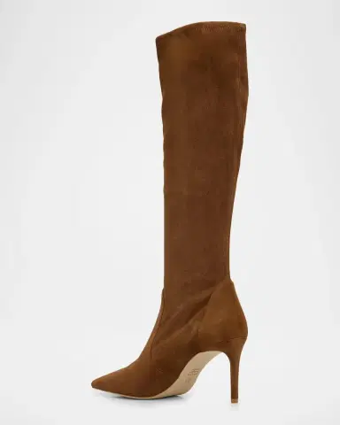 Stuart Weitzman 75mm Stuart Power Suede Knee-High Boots | Thumbnail 2 Stuart Weitzman 75mm Stuart Power Suede Knee-High Boots | Thumbnail 2