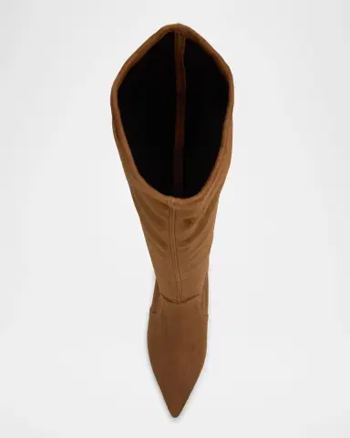 Stuart Weitzman 75mm Stuart Power Suede Knee-High Boots | Thumbnail 4 Stuart Weitzman 75mm Stuart Power Suede Knee-High Boots | Thumbnail 4