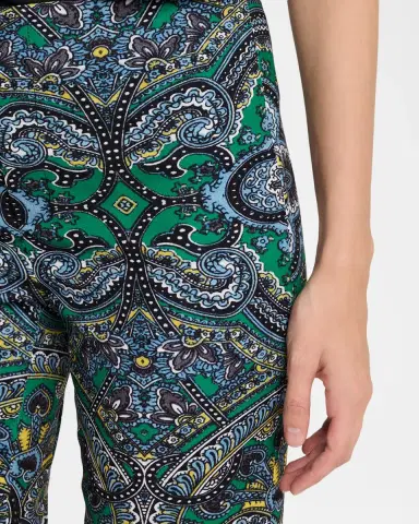 Alice + Olivia Teeny Paisley Flare Pants | Thumbnail 5 Alice + Olivia Teeny Paisley Flare Pants | Thumbnail 5