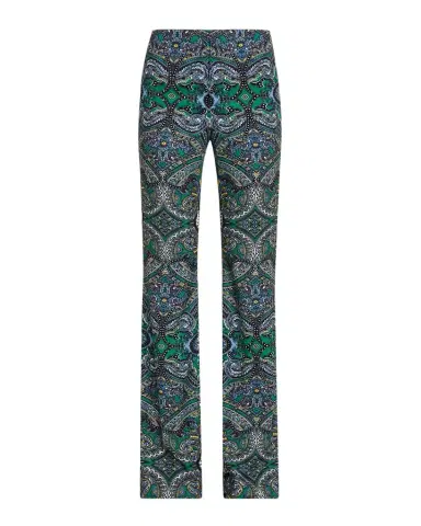 Alice + Olivia Teeny Paisley Flare Pants | Thumbnail 1 Alice + Olivia Teeny Paisley Flare Pants | Thumbnail 1