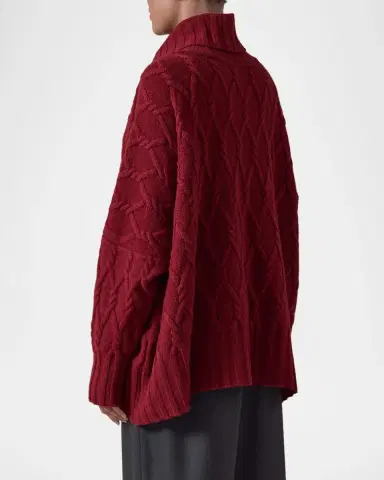Eskandar Roll Neck Sweater - Mid Plus Length | Thumbnail 3 Eskandar Roll Neck Sweater - Mid Plus Length | Thumbnail 3