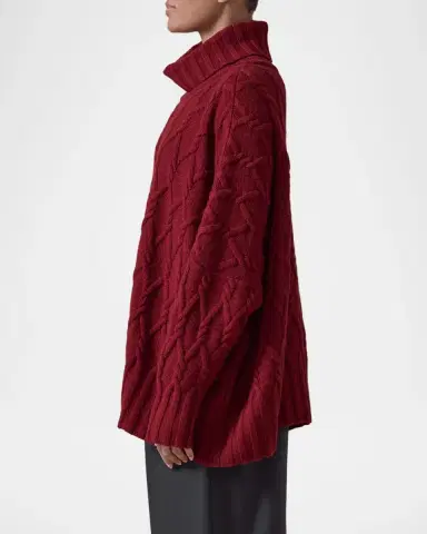 Eskandar Roll Neck Sweater - Mid Plus Length | Thumbnail 5 Eskandar Roll Neck Sweater - Mid Plus Length | Thumbnail 5