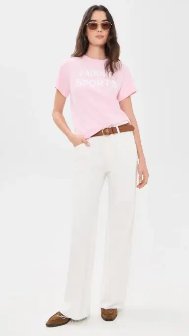 Sporty & Rich J'adore Baby Tee | Thumbnail 5 Sporty & Rich J'adore Baby Tee | Thumbnail 5