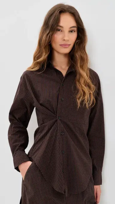 Pistola ila Button Down Wrap Top Hot Toddy | Thumbnail 2 Pistola ila Button Down Wrap Top Hot Toddy | Thumbnail 2