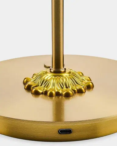 MacKenzie-Childs Rosy Check Rechargeable Dome Table Lamp | Thumbnail 2 MacKenzie-Childs Rosy Check Rechargeable Dome Table Lamp | Thumbnail 2