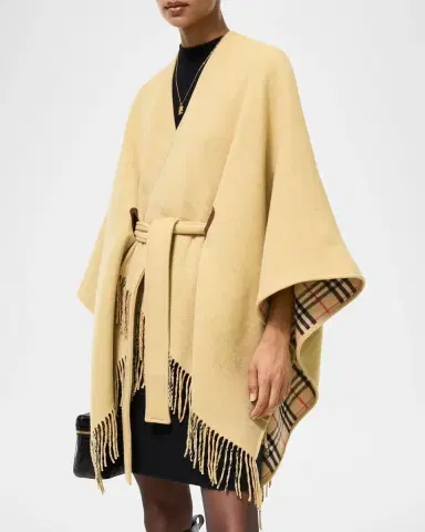Burberry Tay Wool Cape | Thumbnail 2 Burberry Tay Wool Cape | Thumbnail 2
