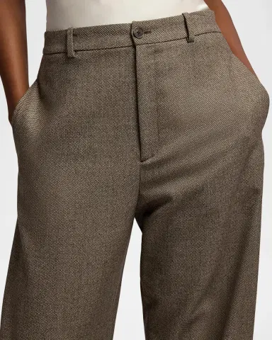 Ralph Lauren Collection Leandre Wool Barrel-Leg Pants | Thumbnail 5 Ralph Lauren Collection Leandre Wool Barrel-Leg Pants | Thumbnail 5