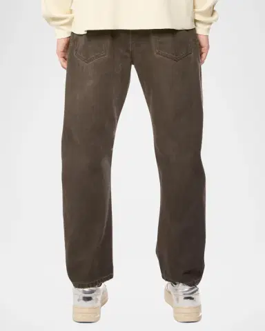 PURPLE Whiskered Straight-Leg Jeans | Thumbnail 2 PURPLE Whiskered Straight-Leg Jeans | Thumbnail 2