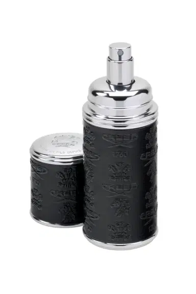 CREED 1.7 oz. Deluxe Atomizer, Black with Silver Trim | Thumbnail 2 CREED 1.7 oz. Deluxe Atomizer, Black with Silver Trim | Thumbnail 2