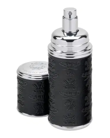 CREED 1.7 oz. Deluxe Atomizer, Black with Silver Trim | Thumbnail 1 CREED 1.7 oz. Deluxe Atomizer, Black with Silver Trim | Thumbnail 1