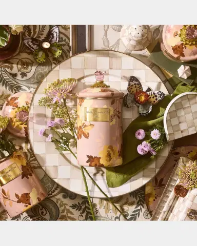 MacKenzie-Childs Wild Rose Mauve Large Canister | Thumbnail 3 MacKenzie-Childs Wild Rose Mauve Large Canister | Thumbnail 3