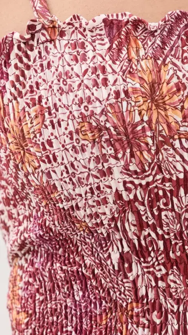 Peixoto Clementine Maxi Dress Burgundy Blush | Thumbnail 6 Peixoto Clementine Maxi Dress Burgundy Blush | Thumbnail 6