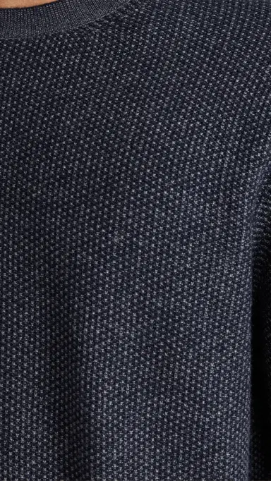 Vince Geo Jacquard Crew Sweater Coastal/ed H Grey | Thumbnail 6 Vince Geo Jacquard Crew Sweater Coastal/ed H Grey | Thumbnail 6