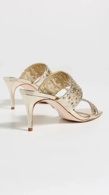 Cinq à Sept Sutton Mixed Hardware Metallic Sandals Light Gold | Thumbnail 4 Cinq à Sept Sutton Mixed Hardware Metallic Sandals Light Gold | Thumbnail 4
