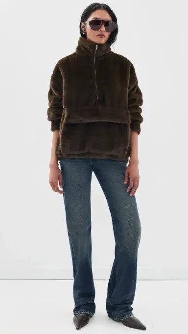 Source Unknown Zvika Faux Fur Anorak Brown M/L | Thumbnail 5 Source Unknown Zvika Faux Fur Anorak Brown M/L | Thumbnail 5