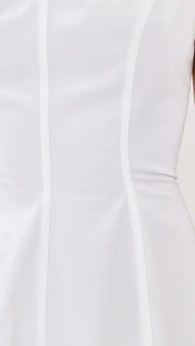 Brandon Maxwell The Poppy Mini Dress White | Thumbnail 6 Brandon Maxwell The Poppy Mini Dress White | Thumbnail 6