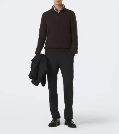 Canali Wool-blend straight pants | Thumbnail 3 Canali Wool-blend straight pants | Thumbnail 3