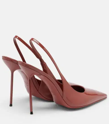 Paris Texas Lidia patent leather slingback pumps | Thumbnail 2 Paris Texas Lidia patent leather slingback pumps | Thumbnail 2