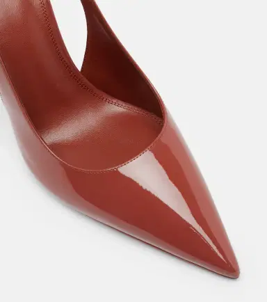 Paris Texas Lidia patent leather slingback pumps | Thumbnail 3 Paris Texas Lidia patent leather slingback pumps | Thumbnail 3
