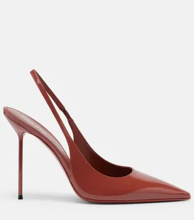 Paris Texas Lidia patent leather slingback pumps | Thumbnail 4 Paris Texas Lidia patent leather slingback pumps | Thumbnail 4