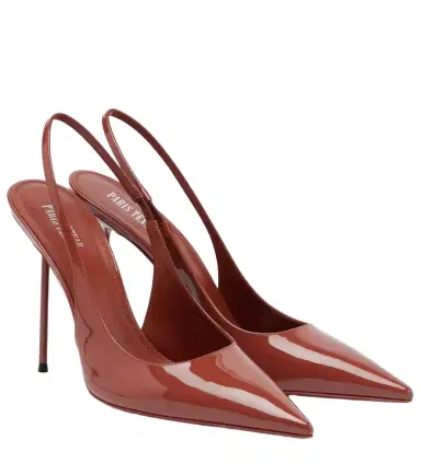 Paris Texas Lidia patent leather slingback pumps | Thumbnail 1 Paris Texas Lidia patent leather slingback pumps | Thumbnail 1
