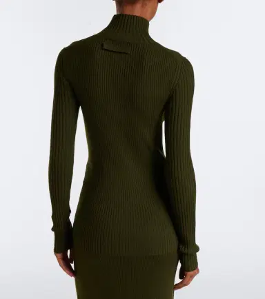 Victoria Beckham Ribbed-knit wool-blend sweater | Thumbnail 2 Victoria Beckham Ribbed-knit wool-blend sweater | Thumbnail 2