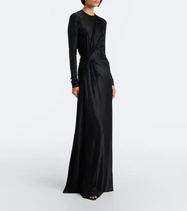 Victoria Beckham Florence gathered jersey gown | Thumbnail 3 Victoria Beckham Florence gathered jersey gown | Thumbnail 3