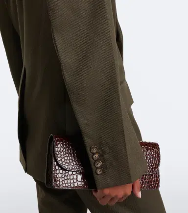Victoria Beckham Virgin wool twill blazer | Thumbnail 2 Victoria Beckham Virgin wool twill blazer | Thumbnail 2