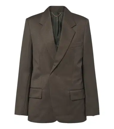 Victoria Beckham Virgin wool twill blazer | Thumbnail 1 Victoria Beckham Virgin wool twill blazer | Thumbnail 1