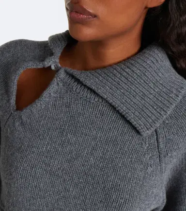 Victoria Beckham Asymmetric virgin wool sweater | Thumbnail 4 Victoria Beckham Asymmetric virgin wool sweater | Thumbnail 4