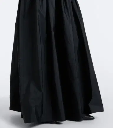Max Mara Gathered taffeta maxi skirt | Thumbnail 2 Max Mara Gathered taffeta maxi skirt | Thumbnail 2