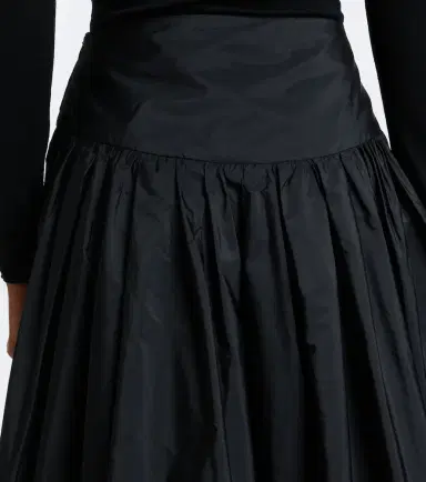 Max Mara Gathered taffeta maxi skirt | Thumbnail 3 Max Mara Gathered taffeta maxi skirt | Thumbnail 3