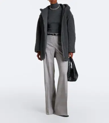 Max Mara Hooded wool, alpaca, and silk coat | Thumbnail 3 Max Mara Hooded wool, alpaca, and silk coat | Thumbnail 3