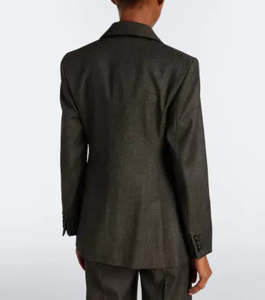 Max Mara Double-breasted virgin wool blazer | Thumbnail 3 Max Mara Double-breasted virgin wool blazer | Thumbnail 3